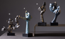 Load image into Gallery viewer, &quot;Marsha&quot; Modern Statues Creative Abstract Faces Art Living Rooms Antique Home Furnishings
