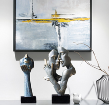 Load image into Gallery viewer, &quot;Marsha&quot; Modern Statues Creative Abstract Faces Art Living Rooms Antique Home Furnishings
