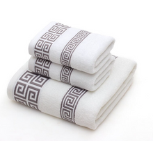 Load image into Gallery viewer, Luxury 100% Cotton Bath Towels x2 Bathroom 1 Face Towel x1 (3 piece)
