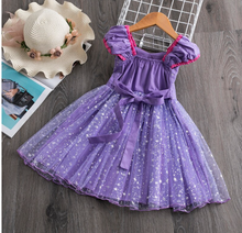 Load image into Gallery viewer, &quot;Arna&quot; Royal Gown Collection - Polka Dot Toddler Dress Halloween Costume Baby Girl Christmas Party Dress

