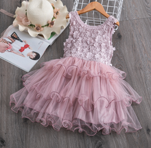 Load image into Gallery viewer, &quot;Arna&quot; Royal Gown Collection - Polka Dot Toddler Dress Halloween Costume Baby Girl Christmas Party Dress
