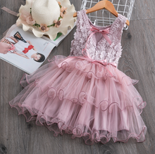 Load image into Gallery viewer, &quot;Arna&quot; Royal Gown Collection - Polka Dot Toddler Dress Halloween Costume Baby Girl Christmas Party Dress
