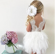 Load image into Gallery viewer, &quot;Arna&quot; Royal Gown Collection - Girls Princess Dress Tutu Baptism Newborn Infant Girl Party Dress
