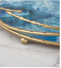 Load image into Gallery viewer, &quot;Arna Lisa&quot; Royal Collection - Luxury Unique Design - Gold Glass Trays Decorative Creative Bird Frame
