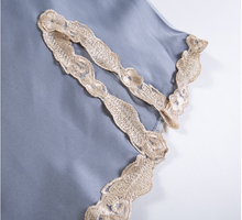 Load image into Gallery viewer, &quot;Arna&quot; Collection - Quality Lace 5 Piece Satin Sleepwear
