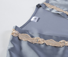 Load image into Gallery viewer, &quot;Arna&quot; Collection - Quality Lace 5 Piece Satin Sleepwear
