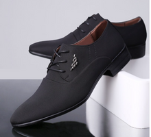 Load image into Gallery viewer, Mens Luxury Classic Canvas Shoes Men Formal Shoes - Many Colours
