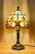 Load image into Gallery viewer, Arna Royal Collection - Table lamp LED Mediterranean Vintage Stained Glass Light
