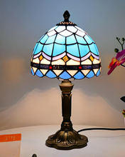 Load image into Gallery viewer, Arna Royal Collection - Table lamp LED Mediterranean Vintage Stained Glass Light
