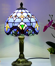 Load image into Gallery viewer, Arna Royal Collection - Table lamp LED Mediterranean Vintage Stained Glass Light
