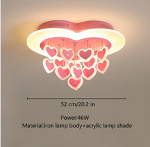 Load image into Gallery viewer, Arna Royal Collection - Children&#39;s Star Moon Hanging Lights LED Chandeliers
