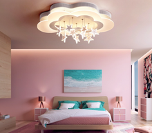 Load image into Gallery viewer, Arna Royal Collection - Children&#39;s Star Moon Hanging Lights LED Chandeliers
