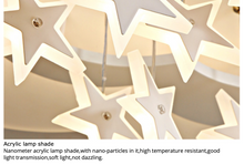 Load image into Gallery viewer, Arna Royal Collection - Children&#39;s Star Moon Hanging Lights LED Chandeliers
