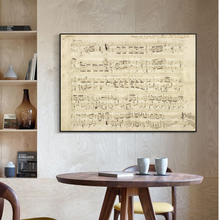 Load image into Gallery viewer, Arna&#39;s Luxury Painting Collection - Classical Musical Notes Canvas Painting - Many Styles
