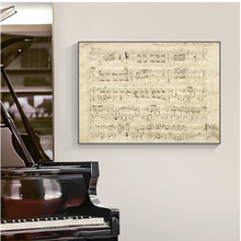 Load image into Gallery viewer, Arna&#39;s Luxury Painting Collection - Classical Musical Notes Canvas Painting - Many Styles
