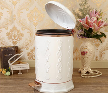 Load image into Gallery viewer, &quot;Arna Royal Vintage Collection&quot;  Luxury Pedal Golden Range 6L Trash Rubbish Bin
