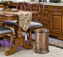 Load image into Gallery viewer, &quot;Arna Royal Vintage Collection&quot;  Luxury Pedal Golden Range 6L Trash Rubbish Bin

