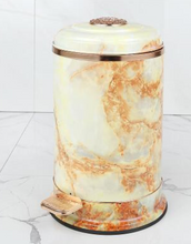 Load image into Gallery viewer, &quot;Arna Royal Vintage Collection&quot;  Luxury Pedal Golden Range 10L Trash Rubbish Bin
