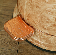 Load image into Gallery viewer, &quot;Arna Royal Vintage Collection&quot;  Luxury Pedal Golden Range 10L Trash Rubbish Bin
