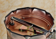 Load image into Gallery viewer, &quot;Arna Royal Vintage Collection&quot;  European Luxury Bronze Stainless Steel Trash Rubbish Bin
