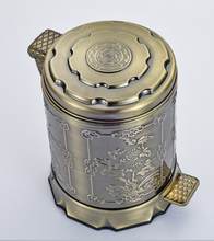 Load image into Gallery viewer, &quot;Arna Royal Vintage Collection&quot;  European Luxury Bronze Stainless Steel Trash Rubbish Bin
