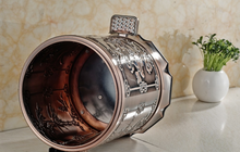 Load image into Gallery viewer, &quot;Arna Royal Vintage Collection&quot;  European Luxury Bronze Stainless Steel Trash Rubbish Bin
