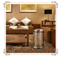 Load image into Gallery viewer, &quot;Arna Royal Vintage Collection&quot;  Luxury Pedal Golden Range 10L Trash Rubbish Bin
