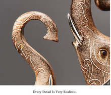 Load image into Gallery viewer, &quot;Arna Lisa&quot; Luxury Natures Finest Collection - Resin Elephants Sculptures
