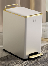 Load image into Gallery viewer, &quot;Arna Royal Vintage Collection&quot;  Luxury Golden Range 7L Trash Rubbish Bin - Home or Business
