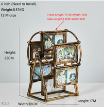 Load image into Gallery viewer, &quot;Arna Lisa&quot; Luxury Victorian Collection - Classical Retro Ferris Wheel Photo Frames
