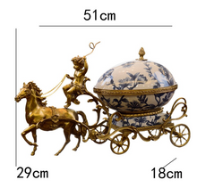 Load image into Gallery viewer, &quot;Arna Lisa&quot; Luxury Vintage Finest Collection - Golden Horse and Kart
