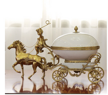 Load image into Gallery viewer, &quot;Arna Lisa&quot; Luxury Vintage Finest Collection - Golden Horse and Kart
