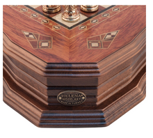 Load image into Gallery viewer, &quot;Arna Lisa&quot; Luxury Vintage Finest Collection - Rosewood Chess Set Large Vintage Mosaic Motifs Handmade
