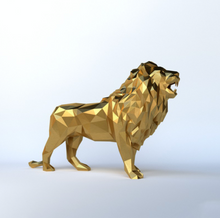 Load image into Gallery viewer, &quot;Arna Lisa&quot; Resin 78*30*56cm Geometric Lion Sculpture Ornament - High Quality
