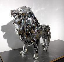 Load image into Gallery viewer, &quot;Arna Lisa&quot; Resin 78*30*56cm Geometric Lion Sculpture Ornament - High Quality
