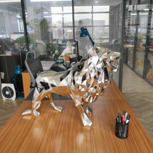 Load image into Gallery viewer, &quot;Arna Lisa&quot; Resin 78*30*56cm Geometric Lion Sculpture Ornament - High Quality
