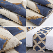 Load image into Gallery viewer, &quot;Arna Royal LUXURY Collection&quot; Hotel Quality Bed Runner/Scarf &amp; 2 Cushion Covers
