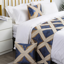 Load image into Gallery viewer, &quot;Arna Royal LUXURY Collection&quot; Hotel Quality Bed Runner/Scarf &amp; 2 Cushion Covers
