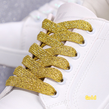 Load image into Gallery viewer, Metallic Glitter Shoe Laces - Many Colours/Sizes - NEW ARRIVAL
