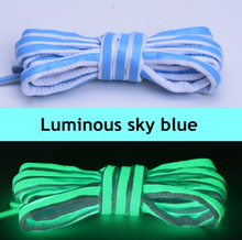 Load image into Gallery viewer, Trendy Fluorescent Reflective Shoe Laces - Many Colours/Sizes - NEW ARRIVAL
