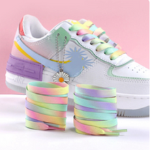Load image into Gallery viewer, Colourful Rainbow Shoe Laces - Many Colours/Sizes - NEW ARRIVAL
