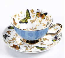 Load image into Gallery viewer, &quot;Arna Lisa&quot; Royal Collection - Luxury Britsh Bone China 6 Cups &amp; Saucers - Many Designs
