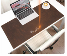 Load image into Gallery viewer, &quot;Legend Collection&quot; - New Men&#39;s Genuine Leather Business Desk/Computer Mat Cowhide FREE ENGRAVING PERSONALISE
