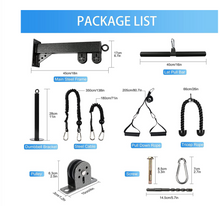 Load image into Gallery viewer, Pulley Cable Machine Attachment System - Lifting Arm Biceps Triceps Blaster Hand Strength
