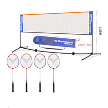 Load image into Gallery viewer, AirBadminton Offical 6 Metre Net &amp; Racket Set
