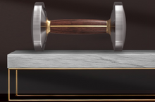 Load image into Gallery viewer, Limited Edition - Wooden Walnut Dumbbell Set + Stand (Slim &amp; Sleek) 1KG-14KG (Special)
