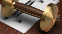 Load image into Gallery viewer, Limited Edition - Wooden Walnut Dumbbell Set + Stand (Slim &amp; Sleek) 1KG-14KG (Special)
