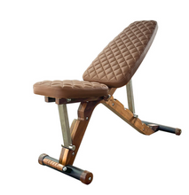 Load image into Gallery viewer, Limited Edition - Solid Wood Walnut Dumbbell Bench - (Slim &amp; Sleek) 5-Gear Adjustable Multi-Function Bench Trainer
