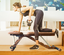 Load image into Gallery viewer, Limited Edition - Solid Wood Walnut Dumbbell Bench - (Slim &amp; Sleek) 5-Gear Adjustable Multi-Function Bench Trainer
