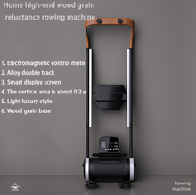 Load image into Gallery viewer, High Performance Top Line - Portable Rowing Machine Wood - Sleek and Stylish
